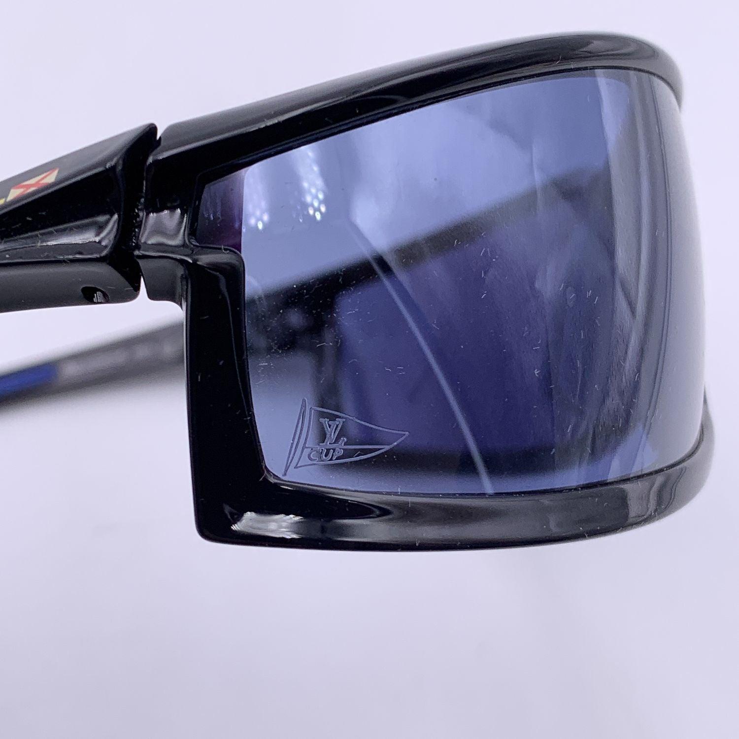 Louis Vuitton LV Cup Blue M80715 Shield Sport Sunglasses 78/10 Unisexe en vente