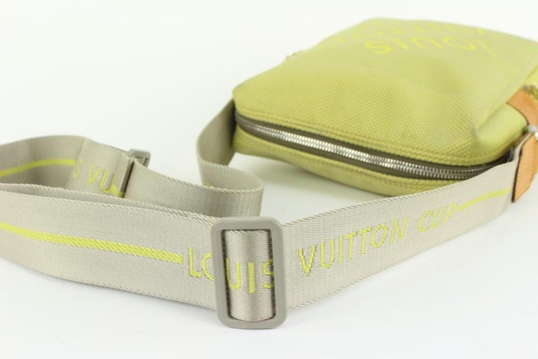 Louis Vuitton Lime Green Damier Geant Weatherly Danube 29lu76s For Sale at  1stDibs