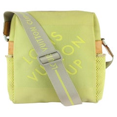 Louis Vuitton LV Cup Green Damier Geant Weatherly Danube Crossbody Messenger