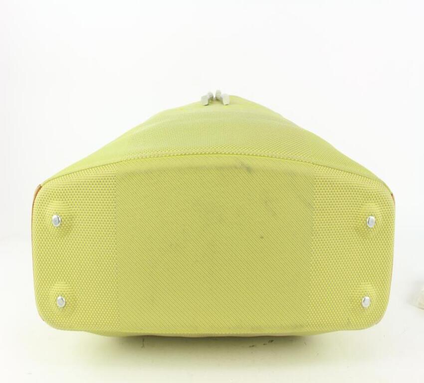 Louis Vuitton LV Cup Lime Green Damier Geant Volunteer Noe Drawstring Bucket For Sale 1