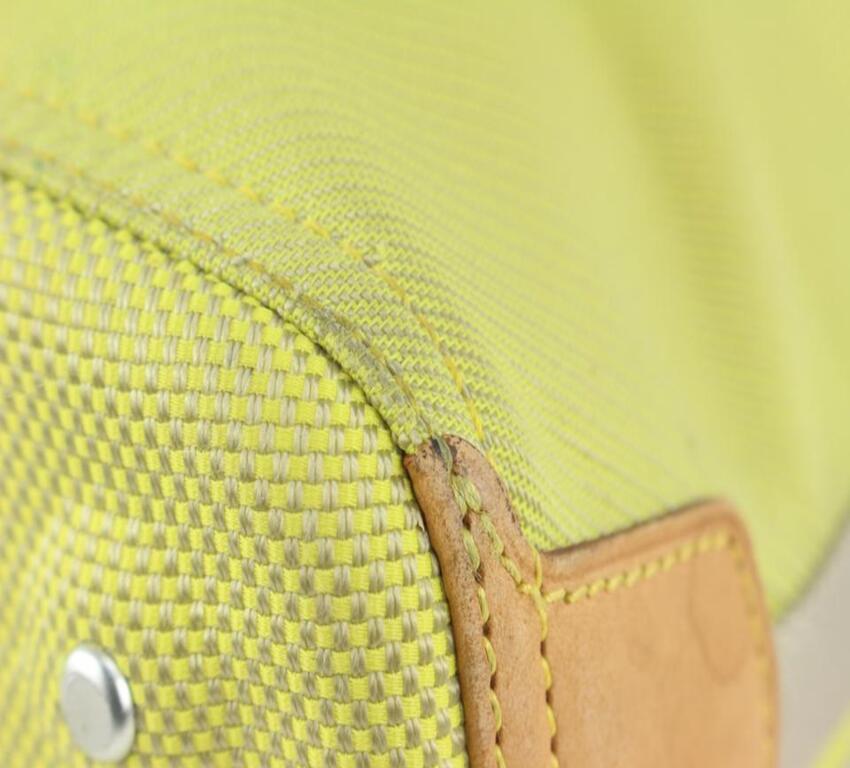 Louis Vuitton LV Cup Lime Green Damier Geant Volunteer Noe Drawstring Bucket 2