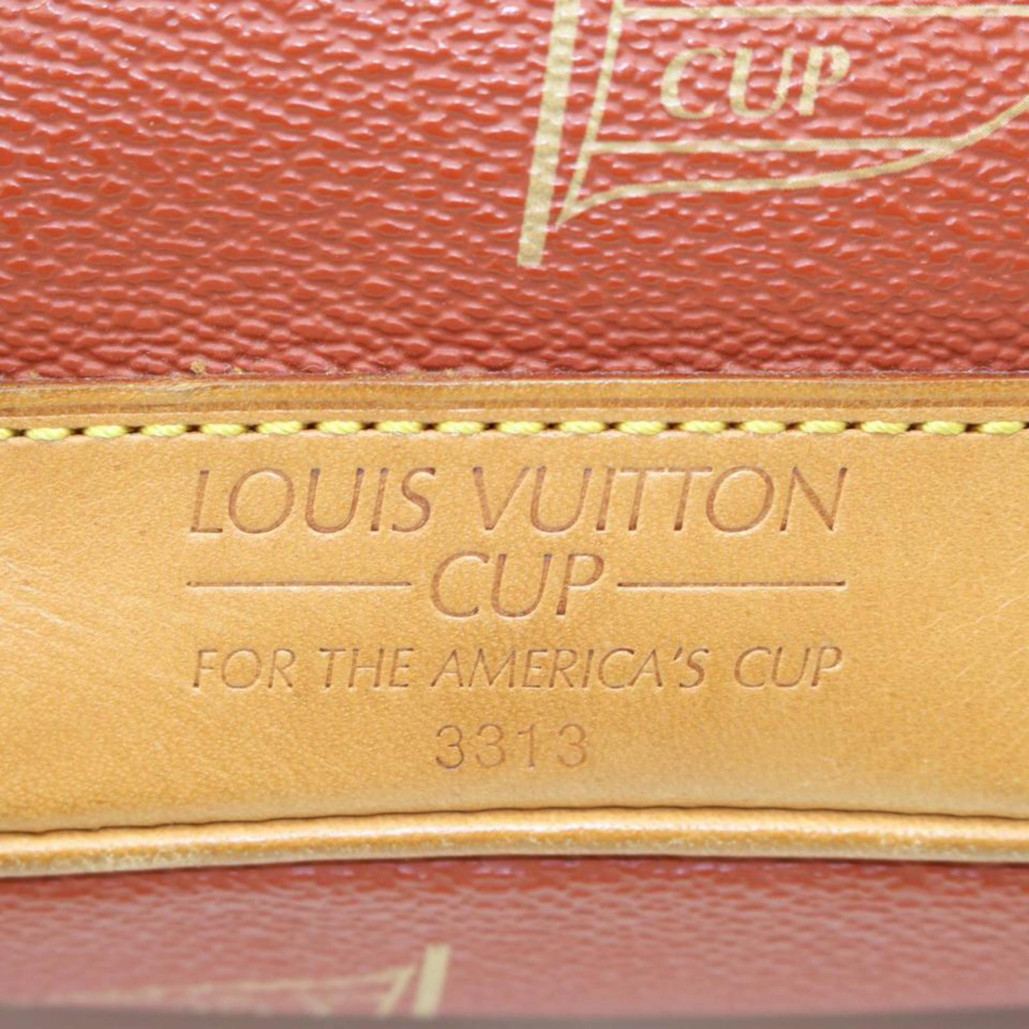 Orange Louis Vuitton Lv Cup Touquet Hobo 867276 Red Monogram Canvas Shoulder Bag For Sale