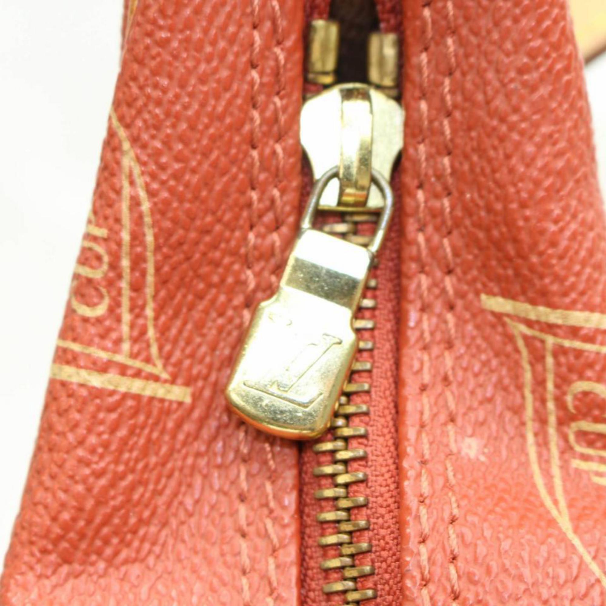 Women's Louis Vuitton Lv Cup Touquet Hobo 867276 Red Monogram Canvas Shoulder Bag For Sale