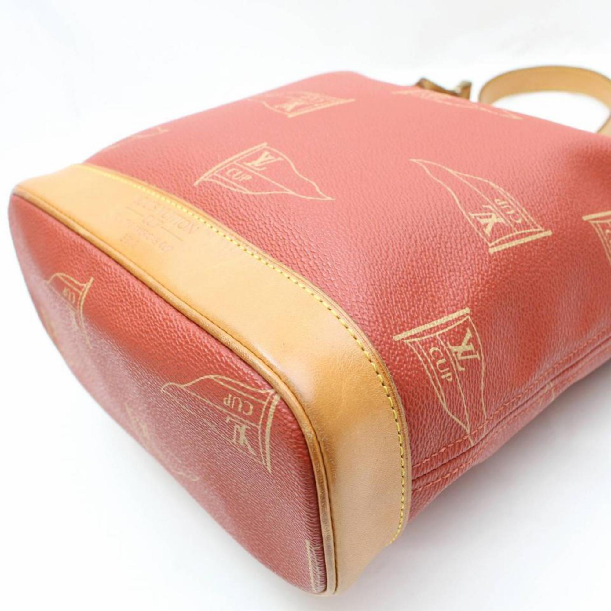 Louis Vuitton Lv Cup Touquet Hobo 867276 Red Monogram Canvas Shoulder Bag For Sale 2