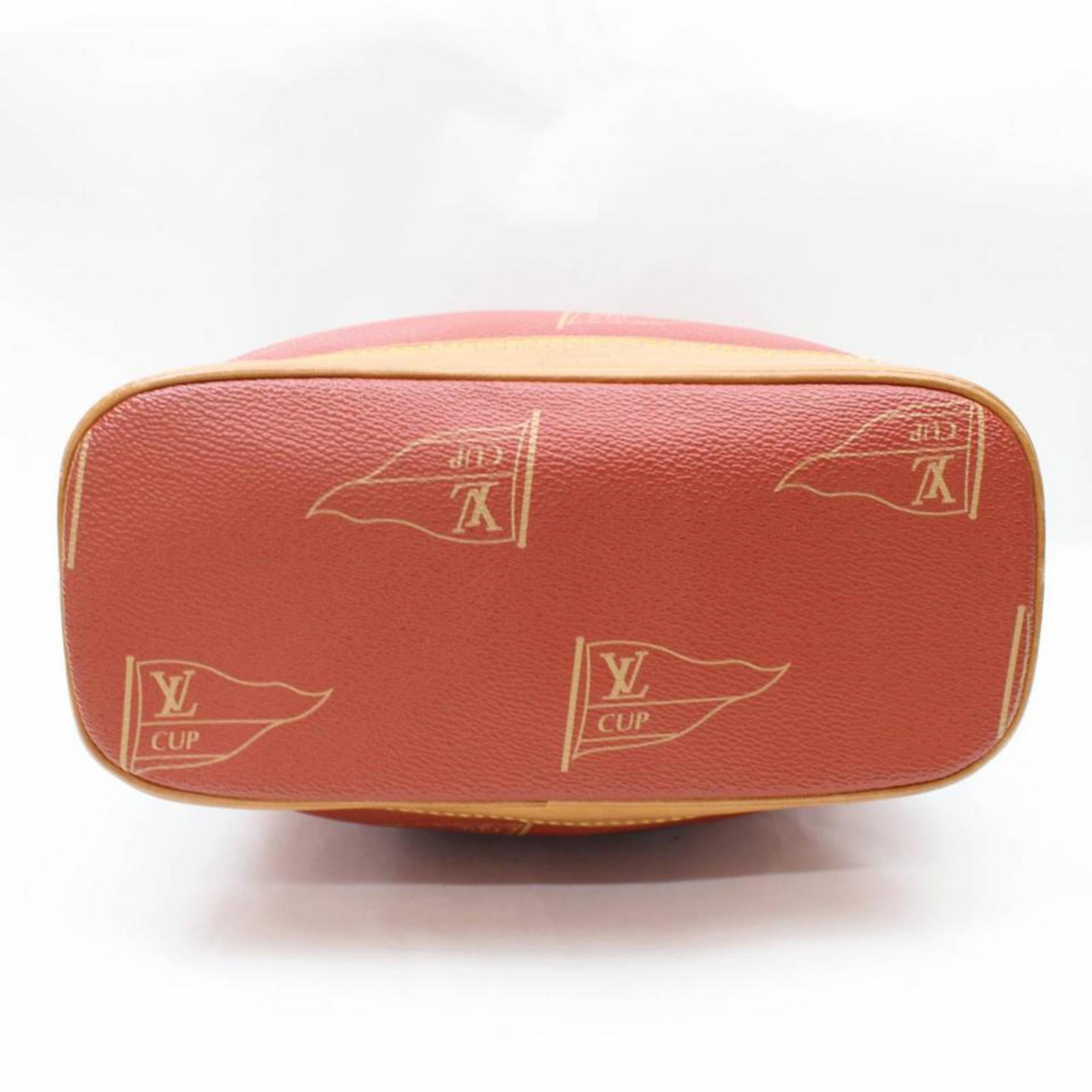 Louis Vuitton Lv Cup Touquet Hobo 867276 Red Monogram Canvas Shoulder Bag For Sale 4