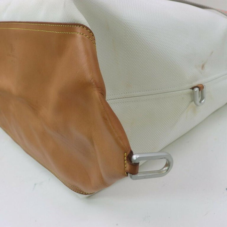 Louis Vuitton LV CUP White Damier Geant Cube 2way Bandouliere Duffle