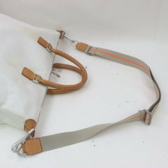 Louis Vuitton LV CUP White Damier Geant Cube 2way Bandouliere Duffle Bag -863250