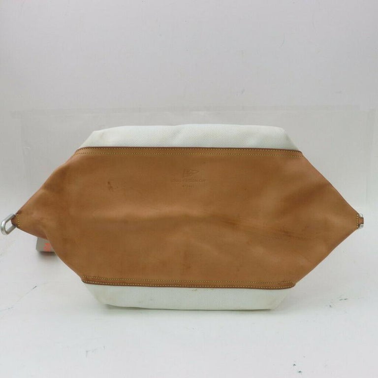 Louis Vuitton LV CUP White Damier Geant Cube 2way Bandouliere Duffle