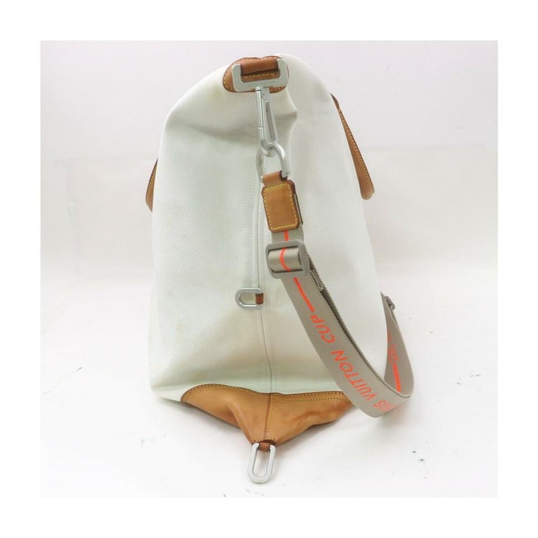 Louis Vuitton LV CUP White Damier Geant Cube 2way Bandouliere Duffle