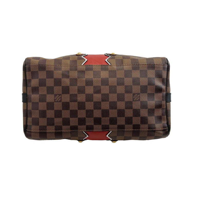 Louis Vuitton - LV Damier Ebene Karakoram Speedy Bandouliere 30 w/ Str -  BougieHabit