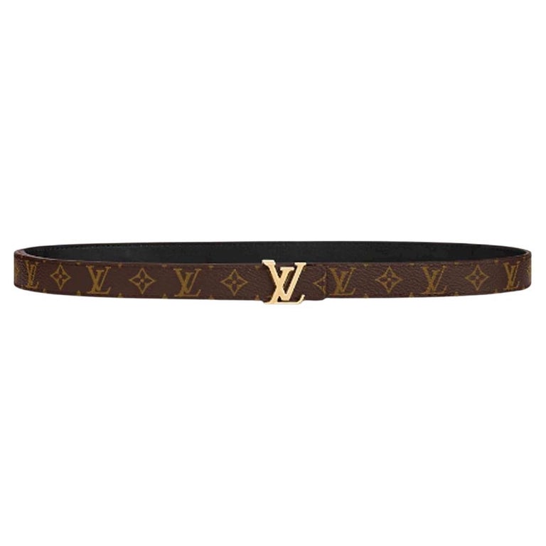 Louis Vuitton Ceinture LV Initiales 30mm Black Epi Leather Belt Size 80 /  32 at 1stDibs