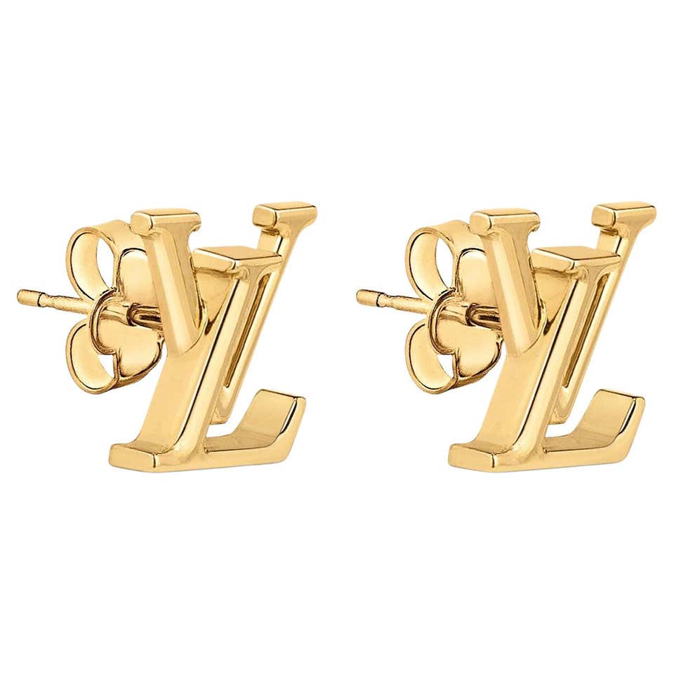 Louis vuitton round earrings Clearance