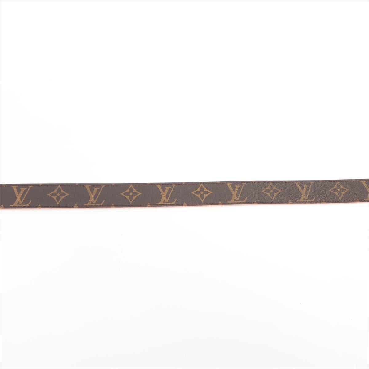 Louis Vuitton LV Initiales Monogram Reversible Belt Rose Ballerine For Sale 1