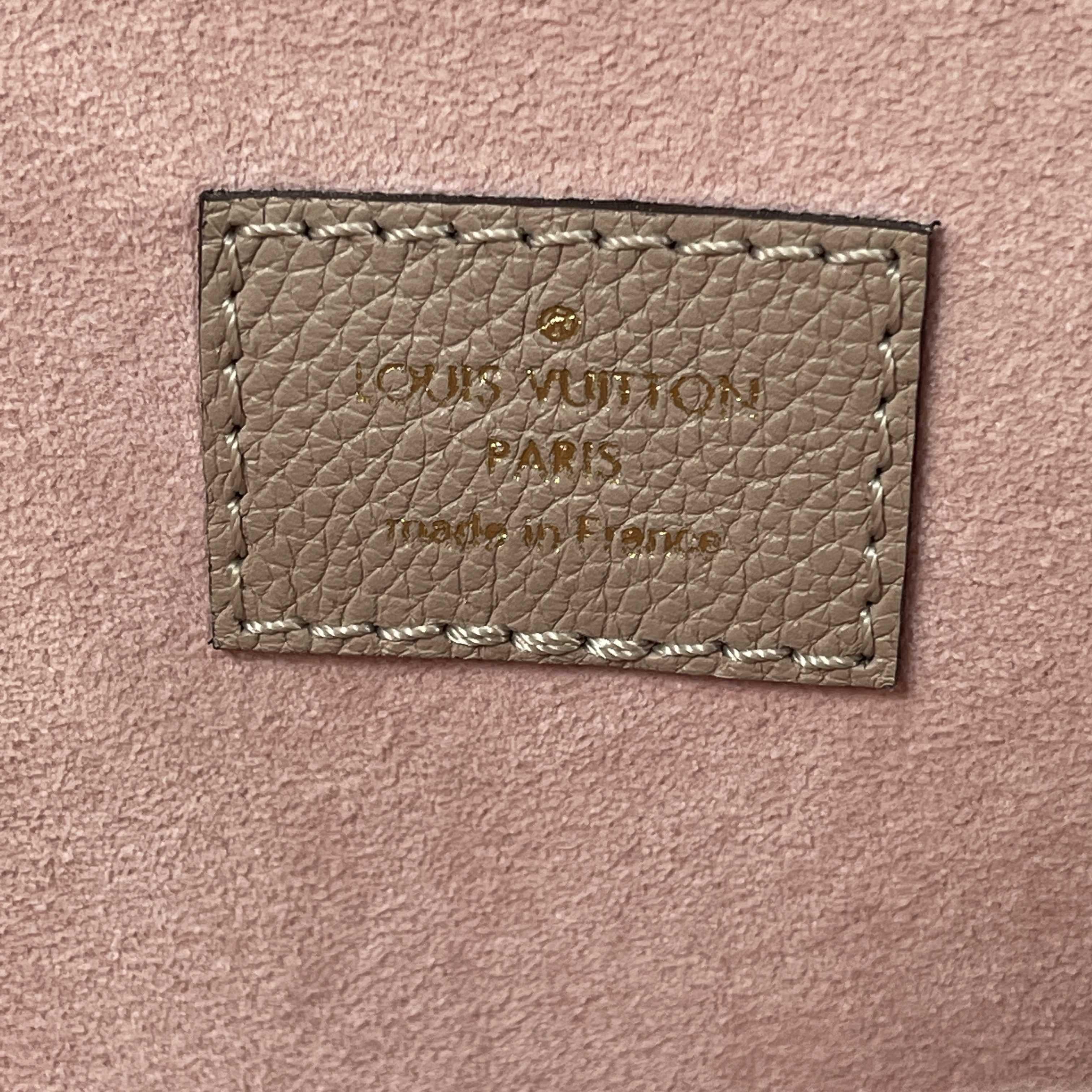 Louis Vuitton LV Lockme Shopper Shoulder Tote Greige Taupe w/ Kit 1