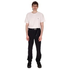Louis Vuitton 'LV' Logo Buckle Belt Utility Trousers