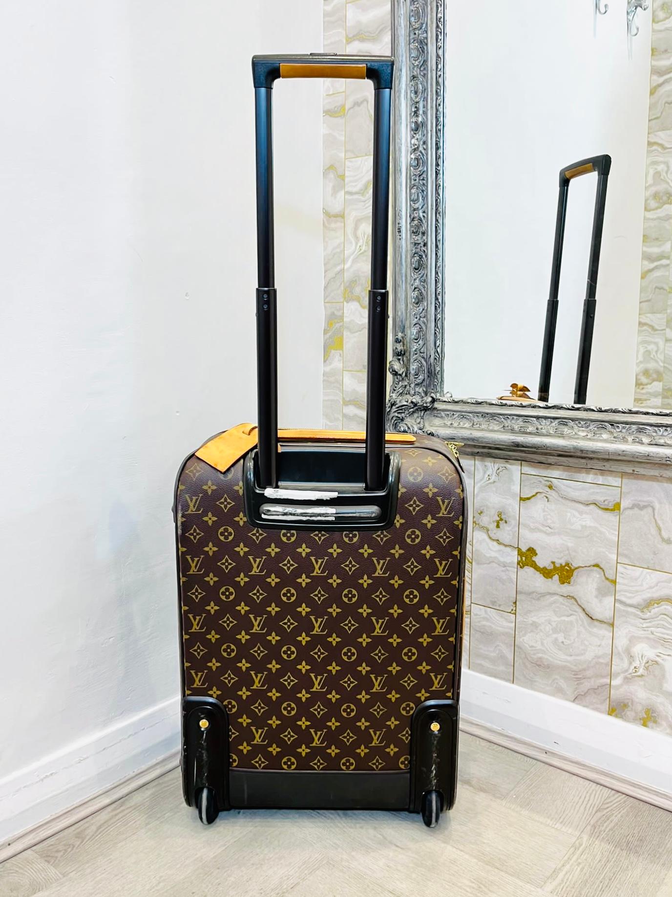 Women's or Men's Louis Vuitton 'LV' Logo Pegase 50 Rolling Suitcase