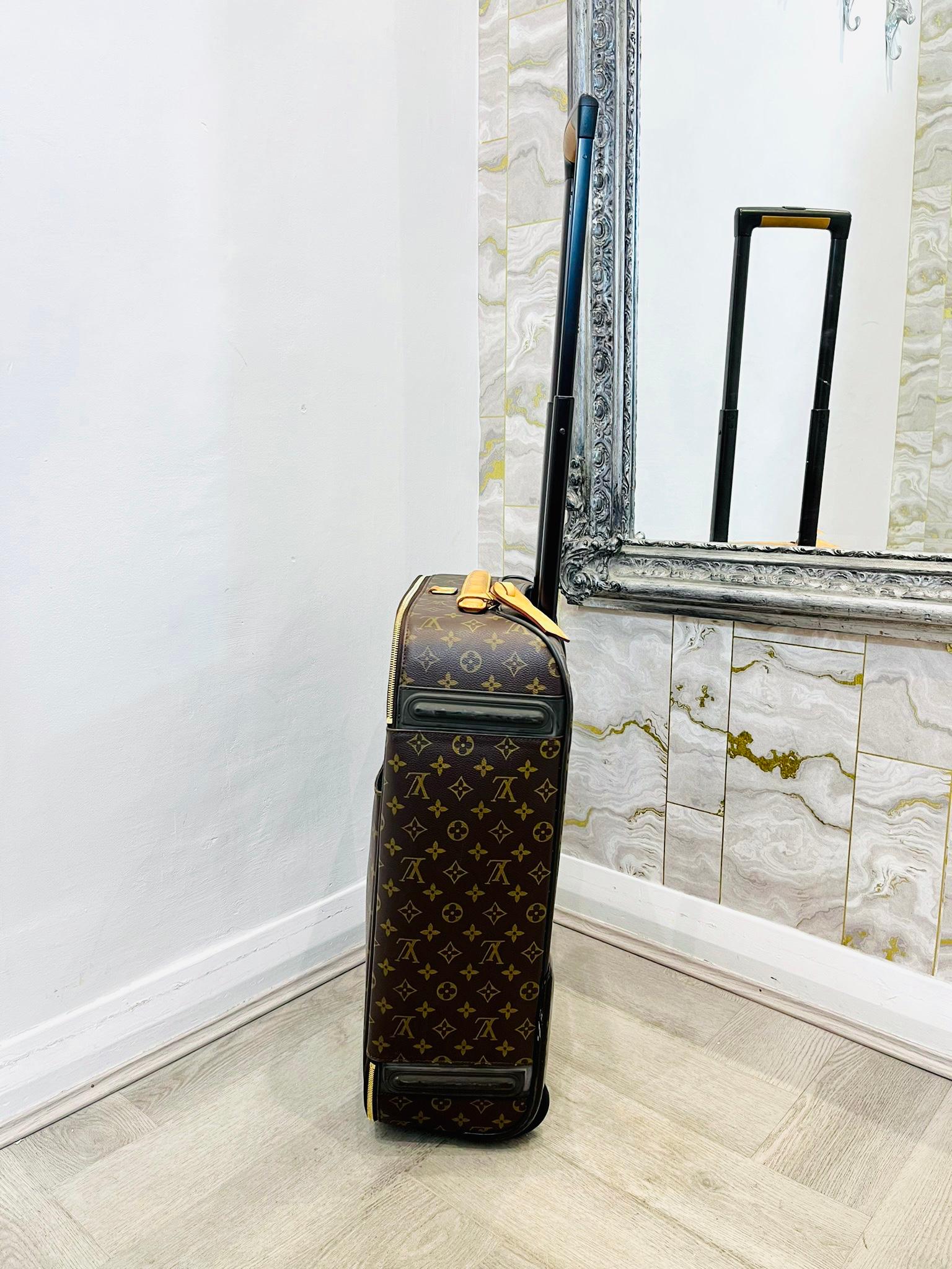 Louis Vuitton 'LV' Logo Pegase 50 Rolling Suitcase 1