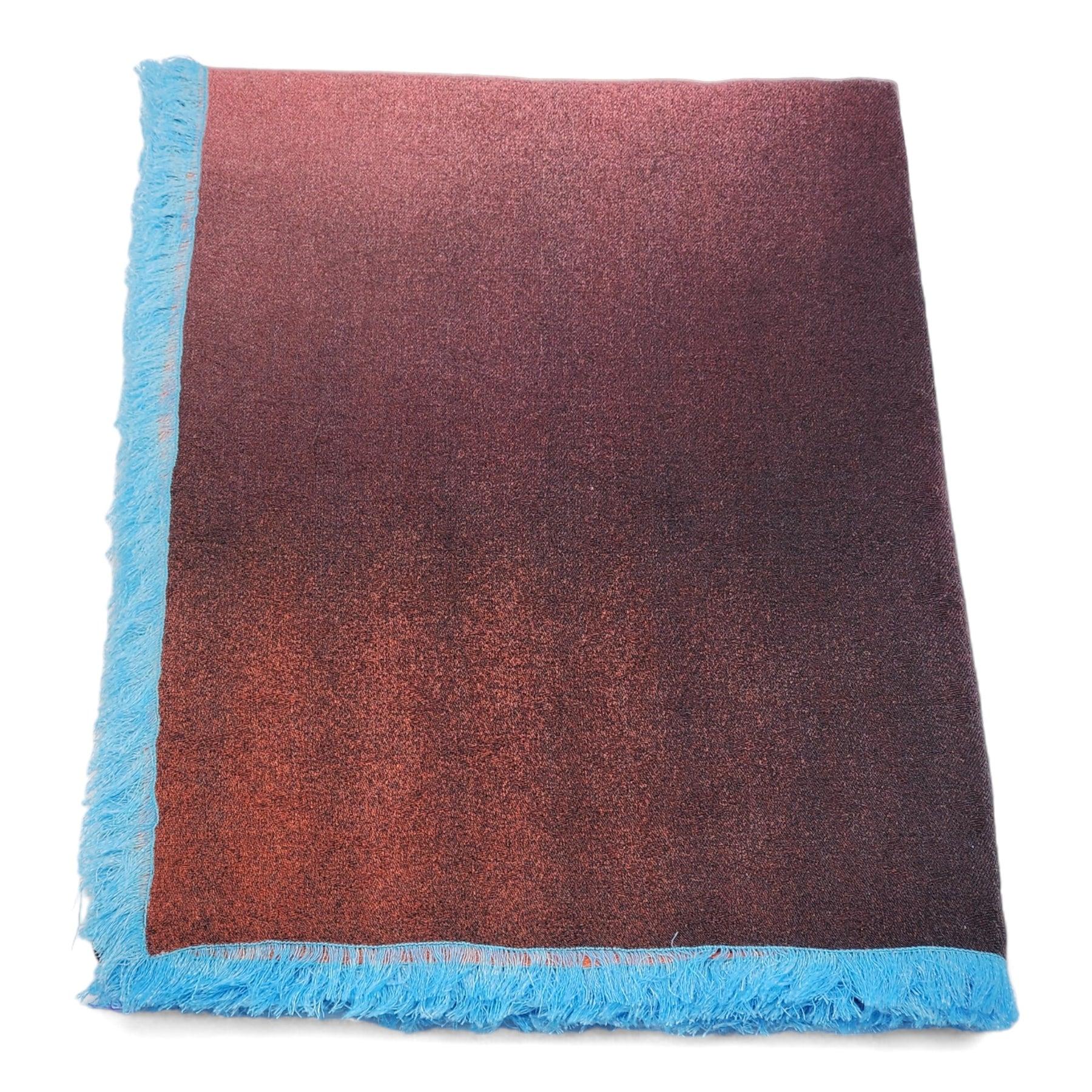 Black Louis Vuitton LV Logo Silk/Wool/Cashmere Oversized Scarf Multicolor For Sale