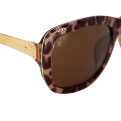 Louis Vuitton LV Mascot Aviator Tortoise Sunglasses LV-0912N-0005