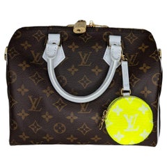 Louis Vuitton LV Speedy 25 Used Handbag Monogram Leather M41109 Vintage  #AG545 Y