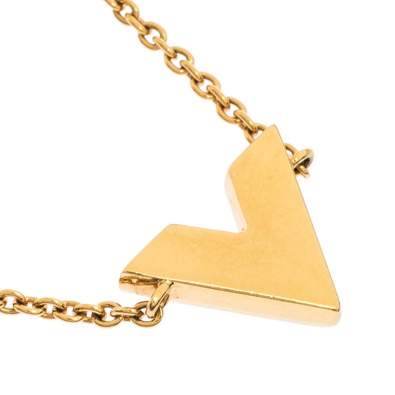 Louis Vuitton, Jewelry, Louis Vuitton Bracelet Lv Me S Womens M6776  Initial Gold Color