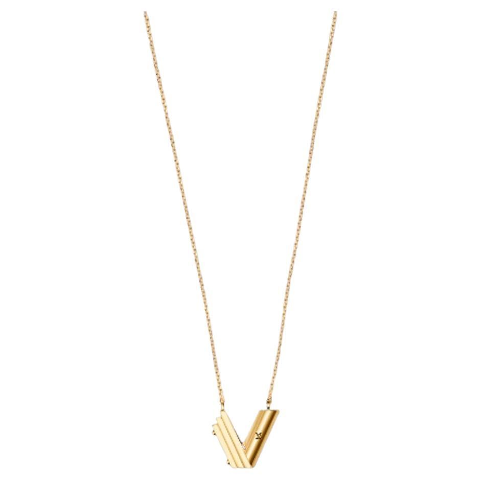 Louis Vuitton M61083 Essential V OB1210 Necklace GP Gold｜a1844160｜ALLU  UK｜The Home of Pre-Loved Luxury Fashion