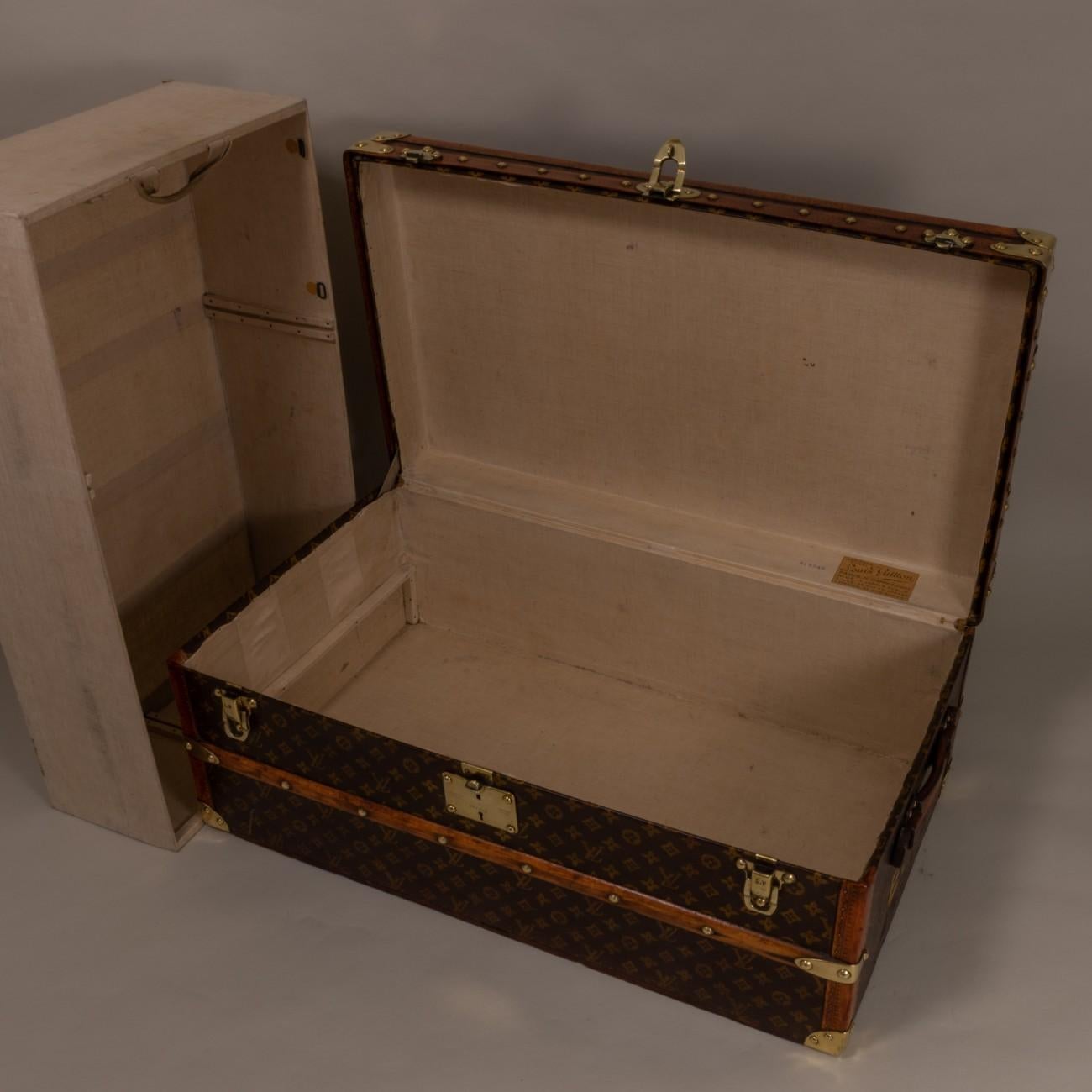 Louis Vuitton LV Monogram Aero Trunk, circa 1915 3