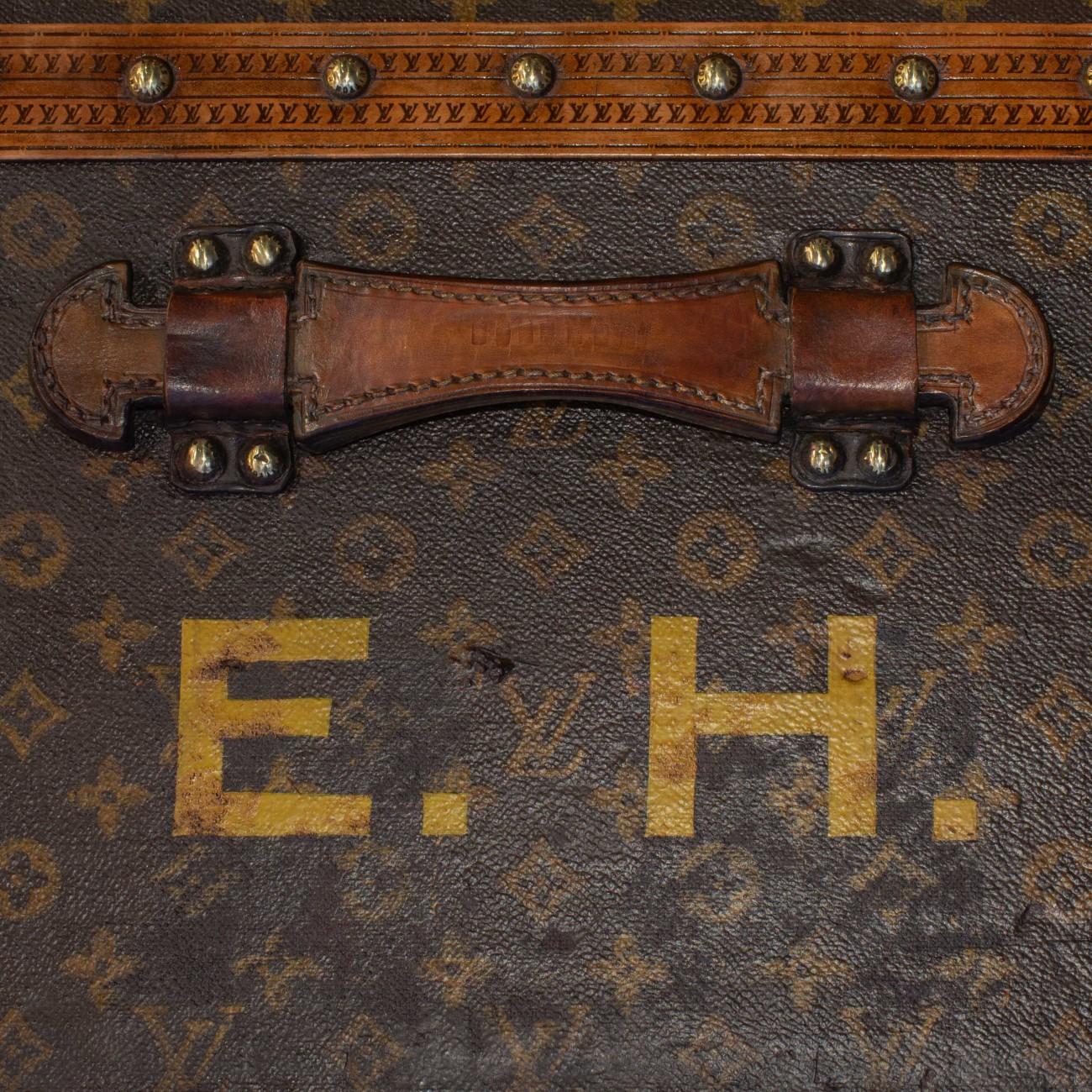 Louis Vuitton LV Monogram Aero Trunk:: um 1915 3