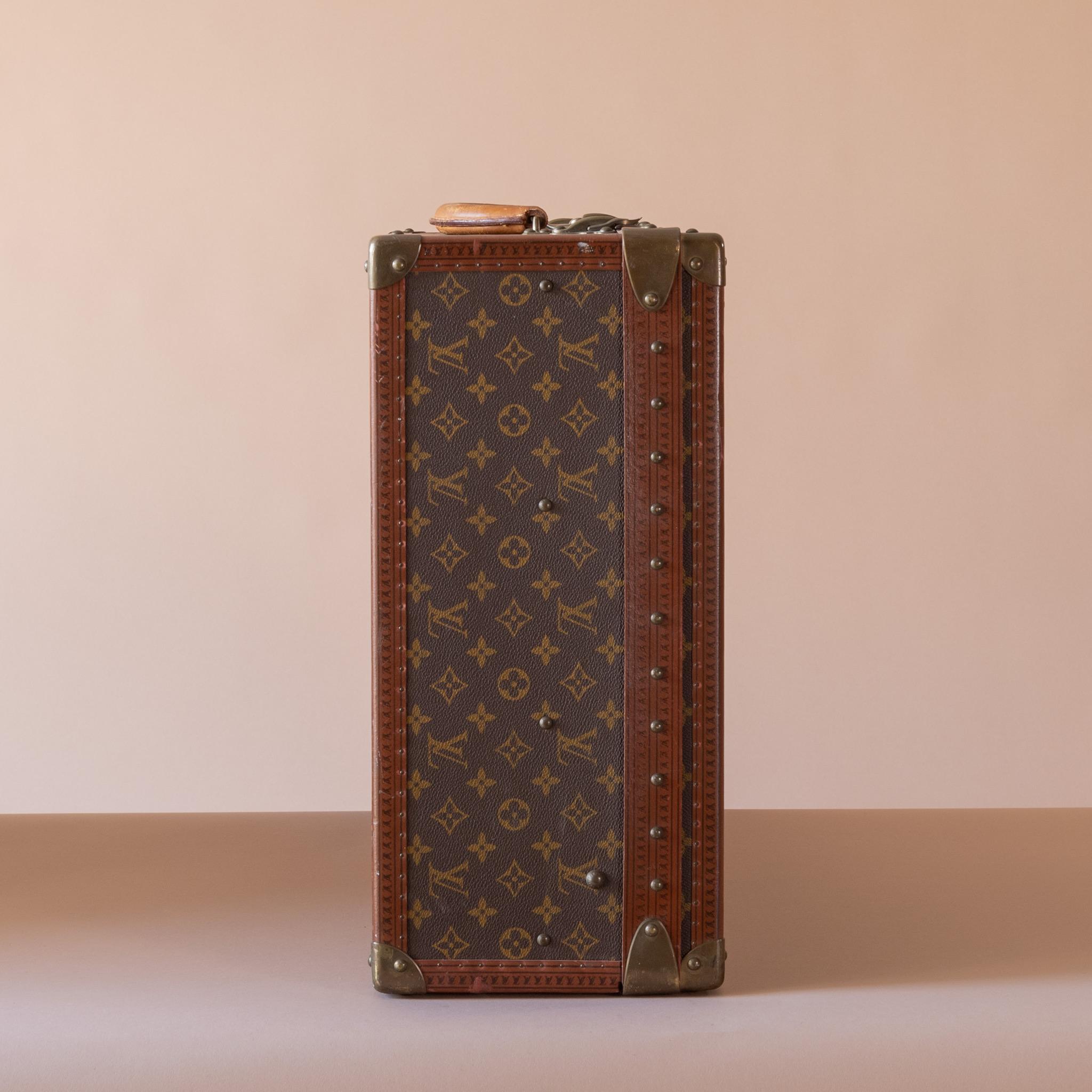 French Louis Vuitton LV Monogram 'Alzer' Suitcase, circa 1995 For Sale