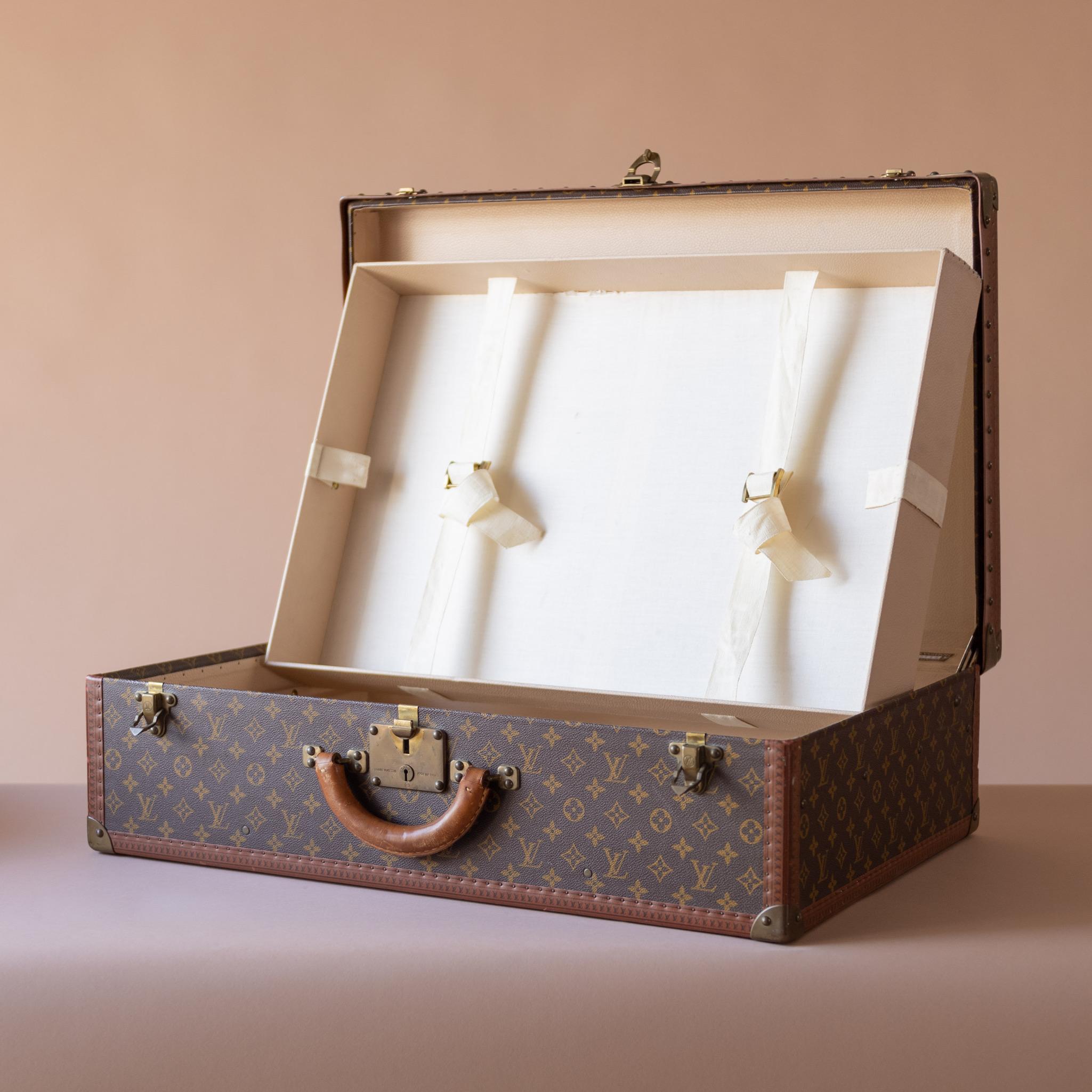 Louis Vuitton LV Monogram 'Alzer' Suitcase, circa 1995 For Sale 1