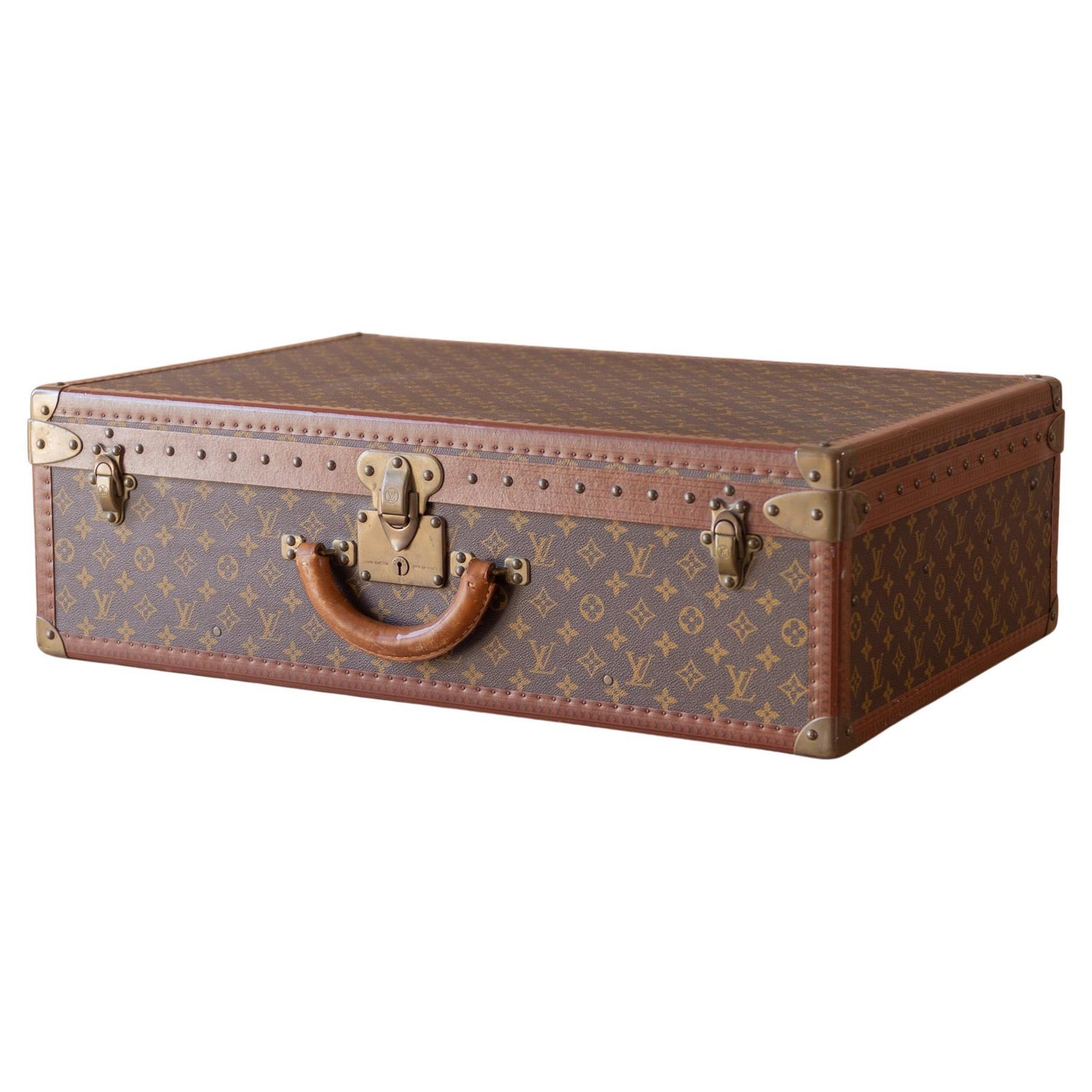 Rare Louis Vuitton Suitcase Alzer Suitcase Shoe Trunk With 8 Compartments- SALE