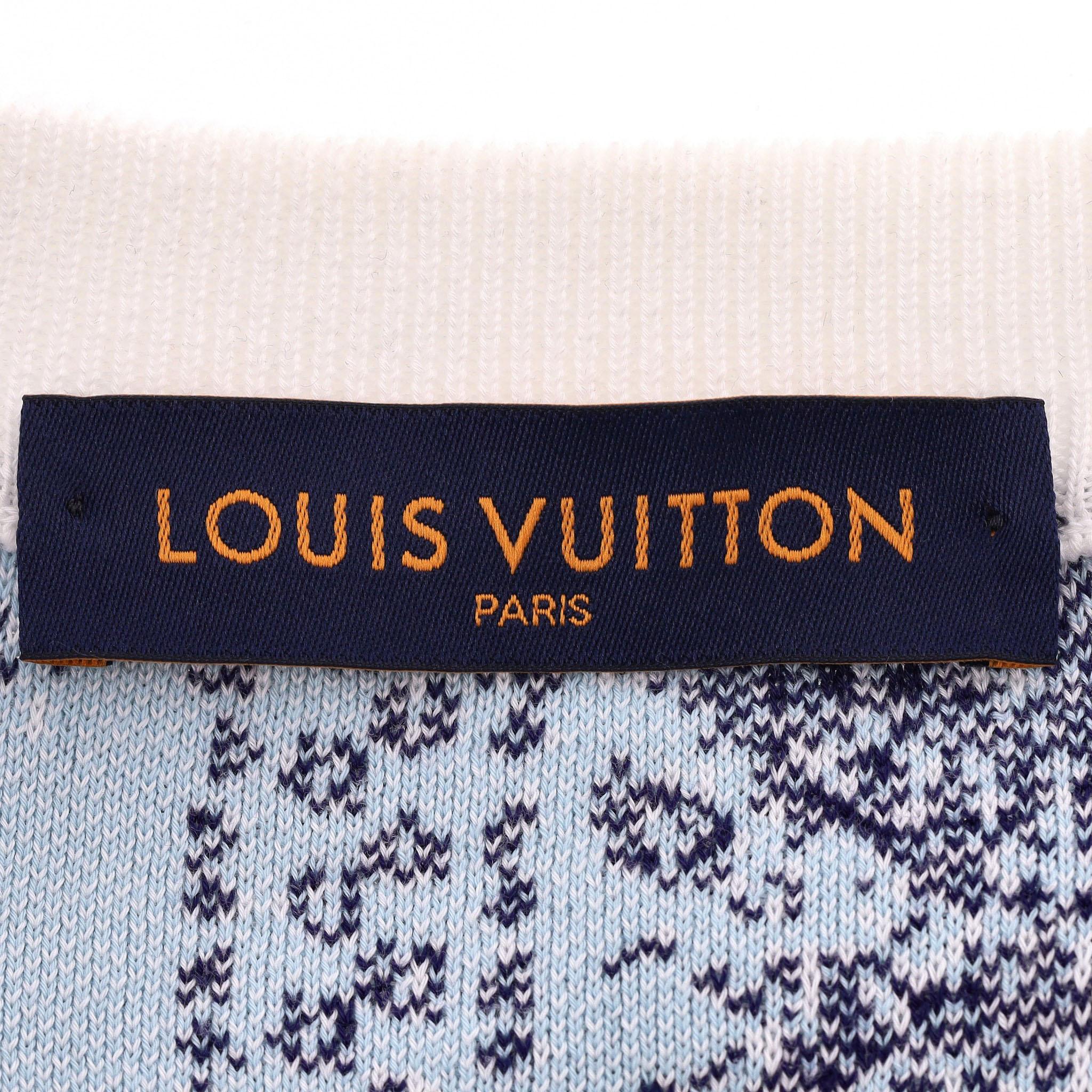 Men's Louis Vuitton LV Monogram Bandana Cotton Jumper