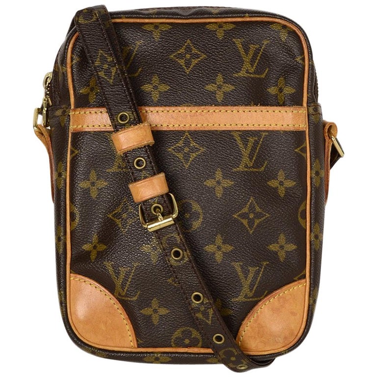 Louis Vuitton LV Monogram Canvas Danube Crossbody Bag For Sale at 1stdibs