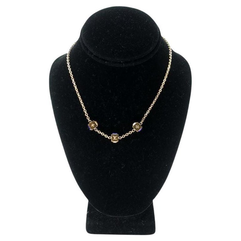 Louis Vuitton Collier Chain Links Necklace Gold LV-J1101P-A002