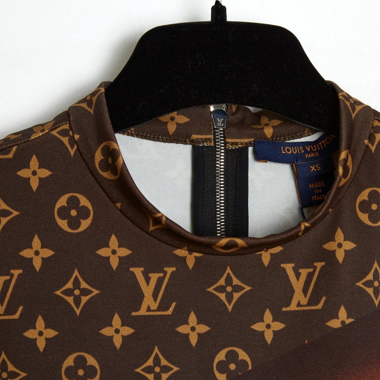 Louis Vuitton Vintage Monogram Cropped Jacket ECRU. Size 36
