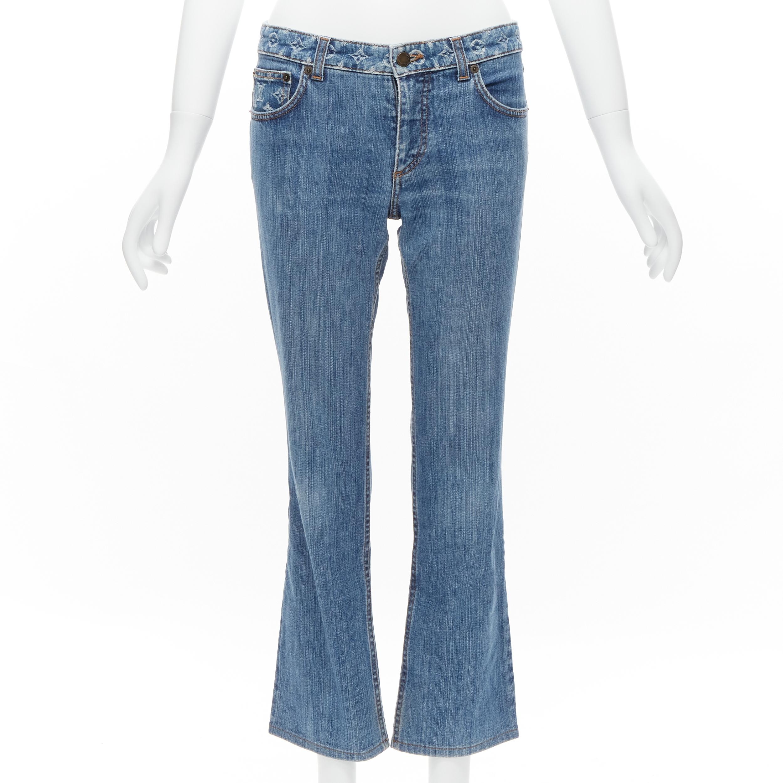 louis vuitton flared jeans