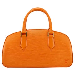 Louis Vuitton LV Monogram Mandarin Orange Epi Leather Jasmin Top Handle Handbag