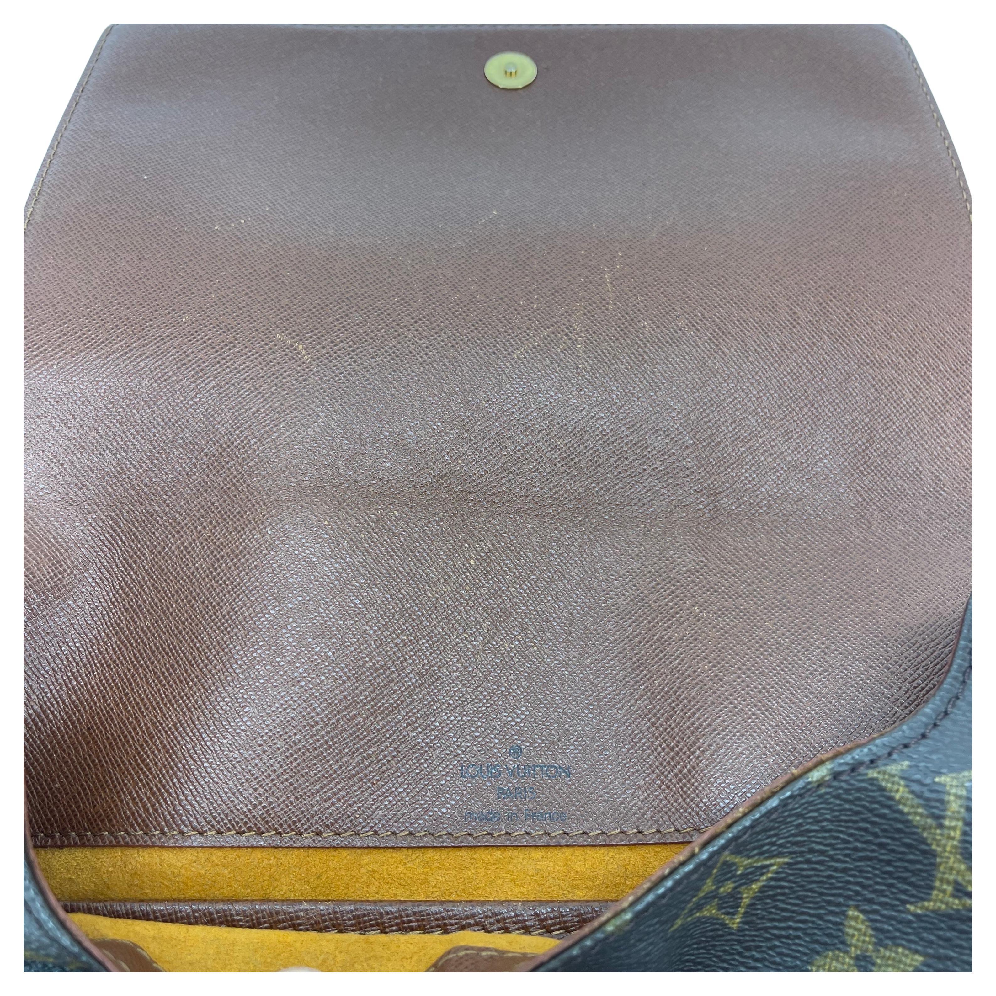 Leather Louis Vuitton LV Monogram Musette Tango Shoulder Bag