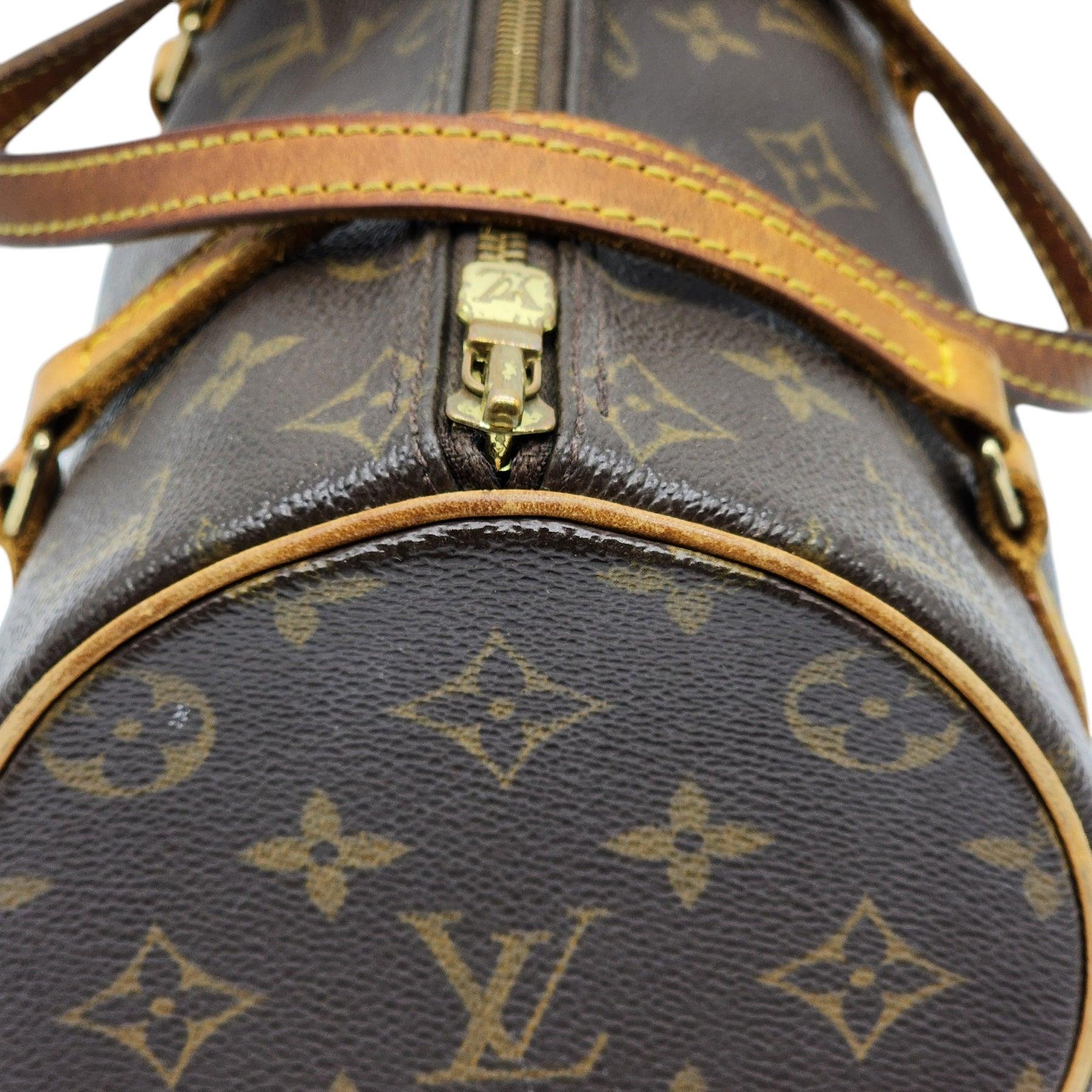 Women's Louis Vuitton LV Monogram Papillon 26 Shoulder Bag - Coated Canvas - Brown For Sale