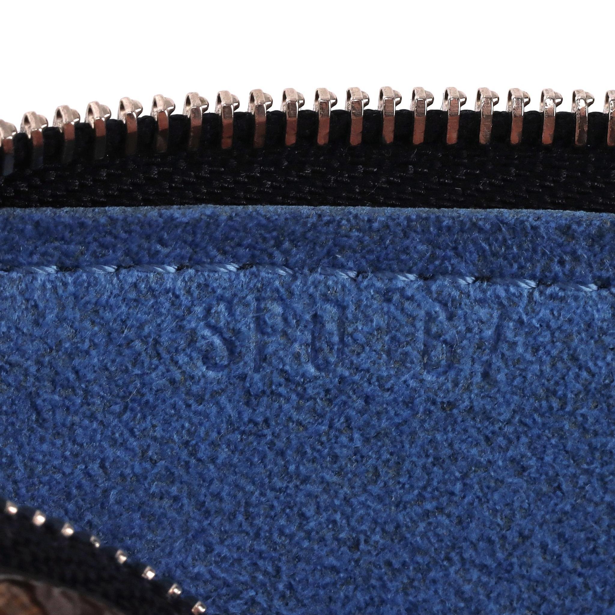 Louis Vuitton 'LV' Monogram Pencil Case With Logo Charm 2