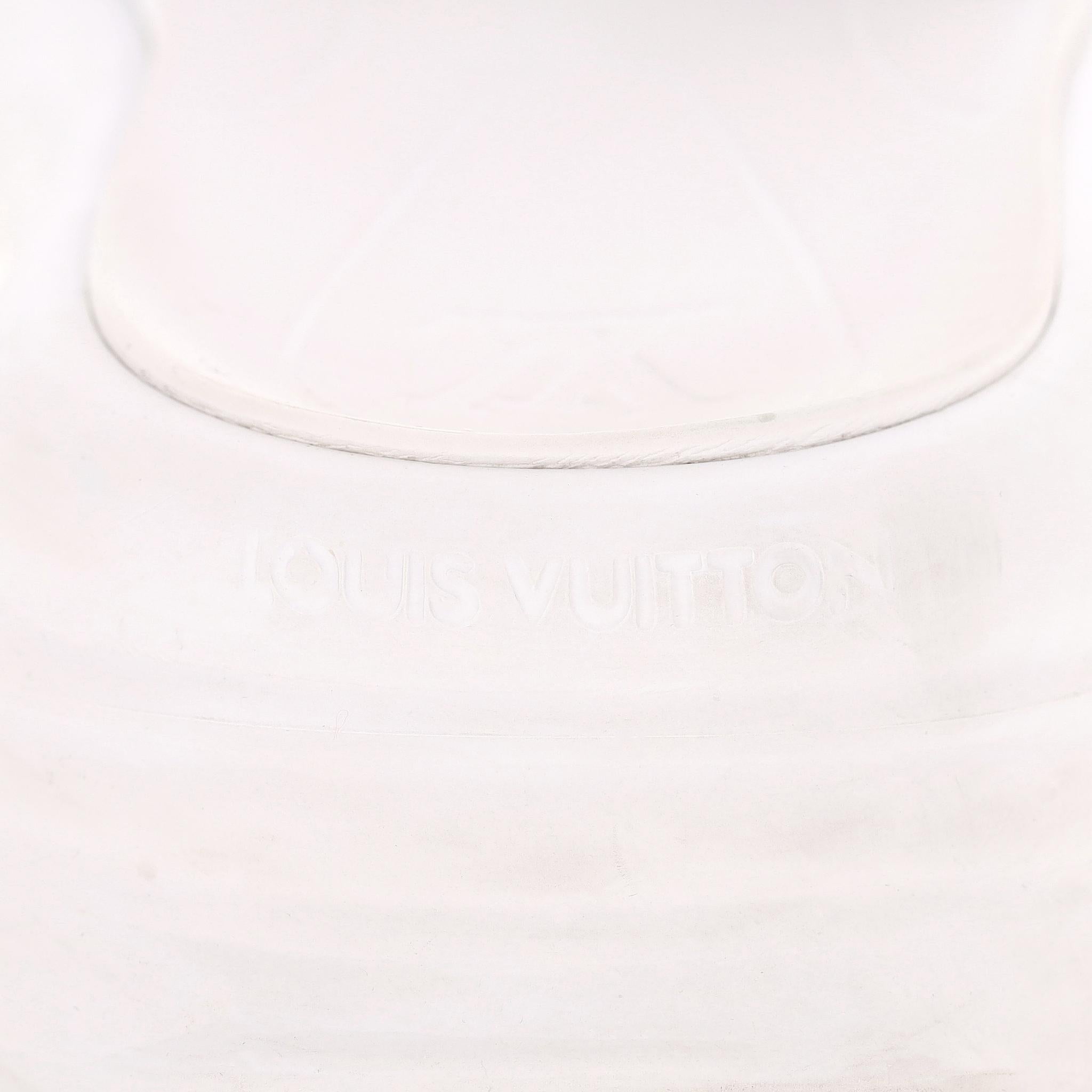 Louis Vuitton 'LV' Monogram Pool 55 Flache Gummi Pantoletten im Angebot 1