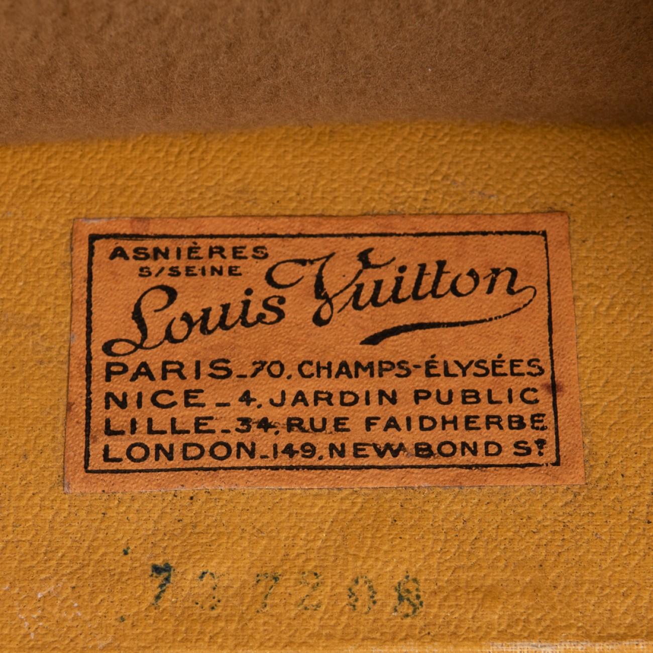 Louis Vuitton LV Monogram Shoe Trunk, circa 1915 3