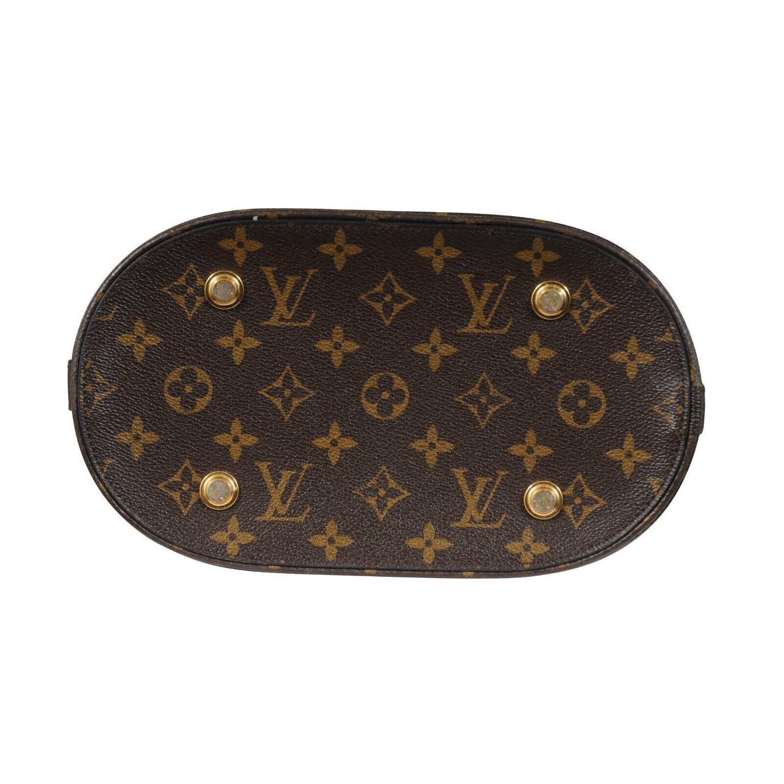 Louis Vuitton LV Monogram Tressage MM Borsa Tote Marrone Nera in Tela Coates in vendita 7