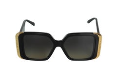 Louis Vuitton LV Moon Square Black & Gold Sunglasses
