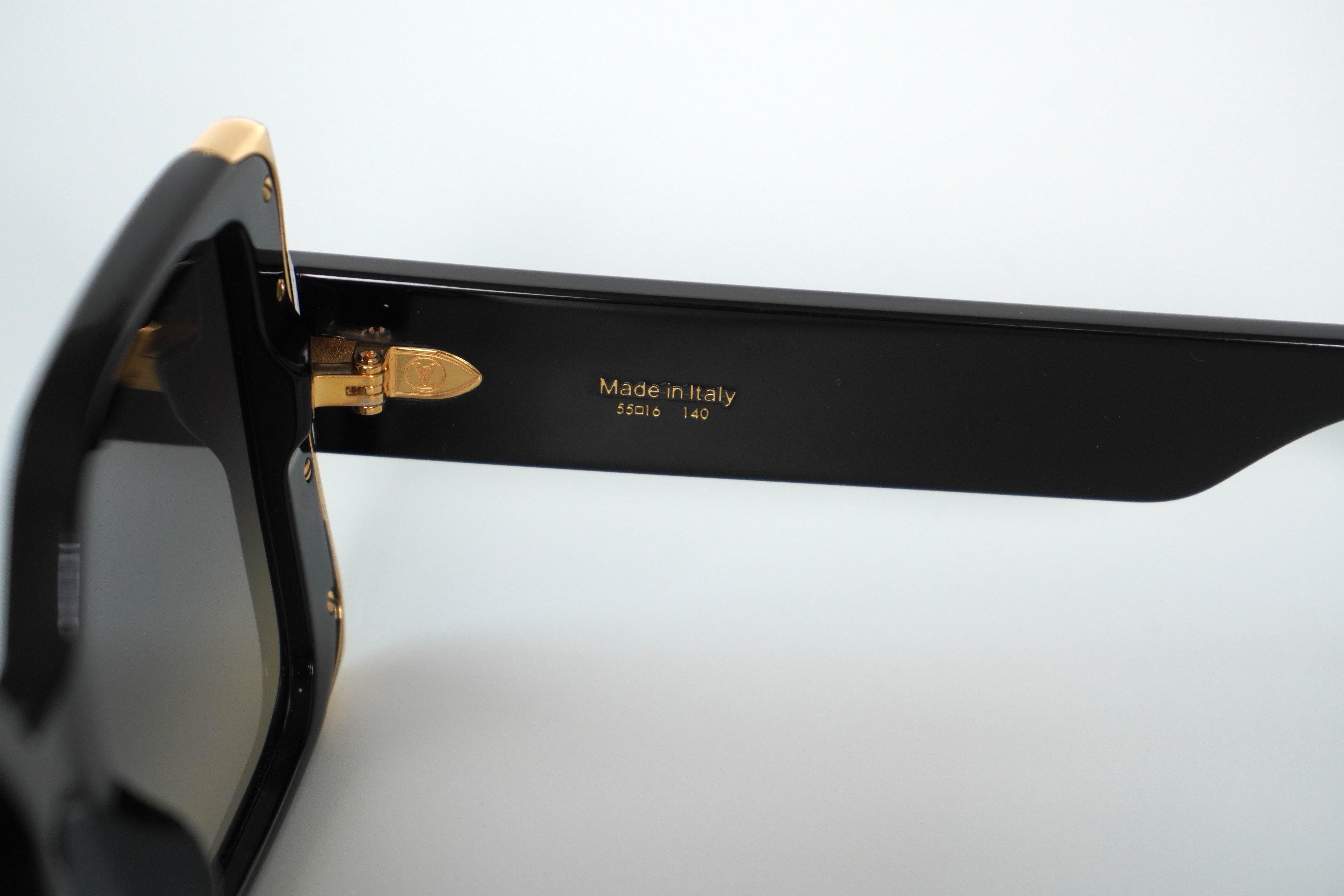 Louis Vuitton LV Moon Square Black & Gold Sunglasses 3