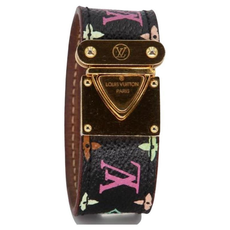 Louis Vuitton LV Murakami Leather Rare Takashi Bracelet at 1stDibs