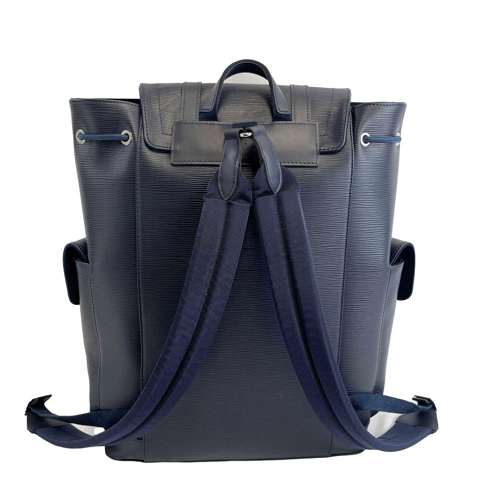 Women's or Men's Louis Vuitton - LV - NEW Christopher MM Medium Navy Blue Backpack