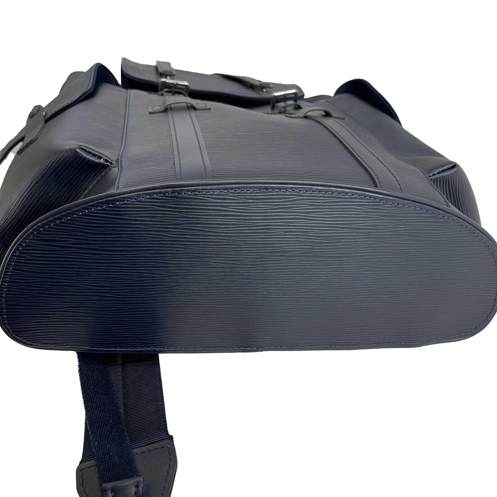 Louis Vuitton - LV - NEW Christopher MM Medium Navy Blue Backpack 3