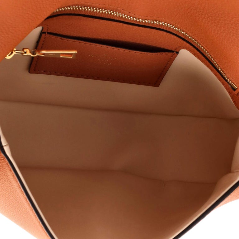 Louis Vuitton LV Pont 9 Soft Bag Leather MM Brown