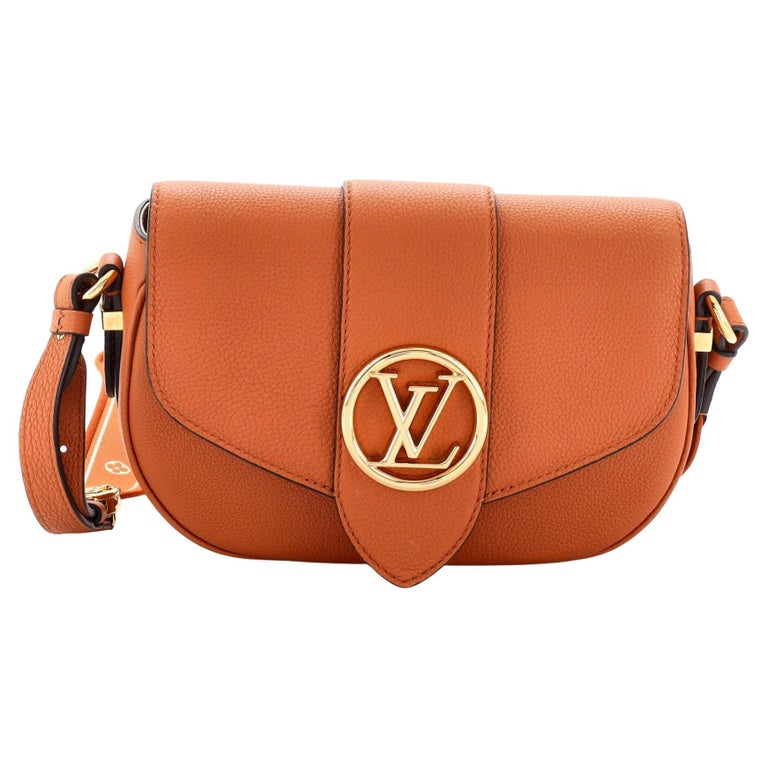 Louis Vuitton LV Pont 9 Soft Bag Leather MM at 1stDibs